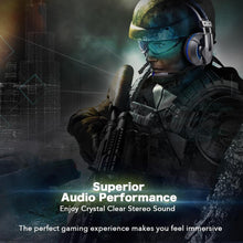 Load image into Gallery viewer, NEW Trend  Gaming Headset Gamer Ear Wired Headphones for Smartphone/PS4/PC/Xbox with Retractable Rotate Microphone and LED Light
