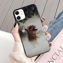 Load image into Gallery viewer, Bright Hedgehog In The Fog Phone Case For Iphone 13 8 7 6 6s Plus X 5s Se 2020 Xr 11 12 Mini Pro Xs Max Screen Protector soft Flexible Silicone Gel Rubber Bumper Cover
