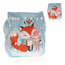 Load image into Gallery viewer, Baby Pocket Cloth Diaper Nappy Reusable Adjustable Washable No Inserts Nappie For Baby In Modern Printed Style
