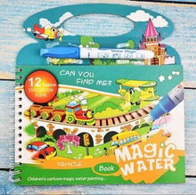 Load image into Gallery viewer, Montessori Coloring Book Doodle &amp; Reusable Magic Pen Painting Drawing Board For Kids Baby Educational Birthday Toy
