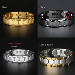 Fashion 3 IN 1 Slimming Bangle Bracelets Magnetic Therapy Bracelet Healthcare Luxury Jewelry Weight Loss Energy Wholesale Z202 (RPM Healthcare)