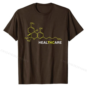 THC Healthcare Cannabis Medical  T-Shirt Cotton Men Tops Shirts Normal Tshirts Summer Coupons (RPM Healthcare)