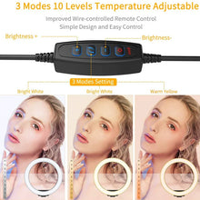 Load image into Gallery viewer, 26cm LED Selfie Ring Lamp Photographic Selfie Ring Lighting
