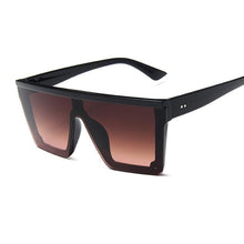 Load image into Gallery viewer, Retro Modern Elegant Square Sunglasses for Women and Lady With Big Frame Fashion Girls Sunglasses In Vintage Style With UV400 Protection
