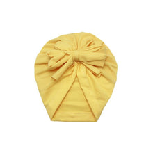 Load image into Gallery viewer, Luxury Modern Baby Headband Hat Bowknot Print Cotton Stretchy Turban Headband Infant Head Wrap Beanie Hat  For Babies and Kids

