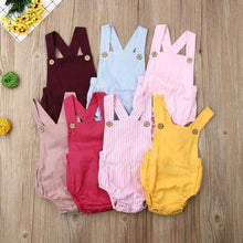 Load image into Gallery viewer, Casual Modern Newborn Kids Bodysuit Baby Boy Girl Clothes Jumpsuit Sunsuit For Girls
