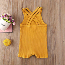 Load image into Gallery viewer, Luxury Modern Baby Kids Boy and Girl Infant Romper Jumpsuit Cotton Outfits Set Ribbed Solid Clothes For Kids
