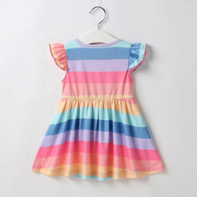 Load image into Gallery viewer, Princess Clothing for Kids Rainbow Baby Dresses Cotton Party Girl Dress For Girls For all Occasions
