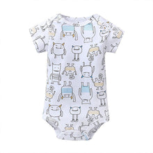 Load image into Gallery viewer, 5PCS/SET Baby Bodysuit Newborn Clothes Short Sleeve Cotton Unisex Body Clothing Pajams for Kids
