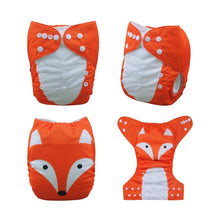 Load image into Gallery viewer, ModernLuxury Printed Baby Cloth Diaper Reusable Cloth Nappy Snap Adjustable Pocket Diaper Nappies For Baby Kids
