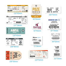 Load image into Gallery viewer, 10/30PCS Boarding Pass Air Tickets Graffiti Stickers DIY Travel Luggage Guitar Laptop Waterproof Classic Cool Stickers Kid Toy
