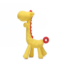 Load image into Gallery viewer, Baby Teethers Cartoon Animal Baby Teething Toy Penguin Silicone Teether Unicorn Pendant Raccoon Accessories
