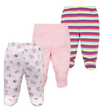Load image into Gallery viewer, 3PCS Baby Pants 100% Cotton Baby Girls and  Boys Clothes Unisex Casual Bottom PP Pants Newborn Baby Clothing For Children
