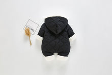 Load image into Gallery viewer, Modern Elegant Winter Children's baby Plush Thickened Cotton Jumpsuit Jacket For New Baby  Boys and Girls
