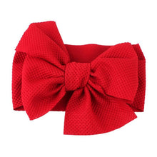 Load image into Gallery viewer, Elastic Candy Solid Color Head Wrap Newborn Head bands Bowknot Bows for Baby Girl Hair Accessories
