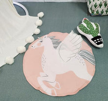 Load image into Gallery viewer, Creative Elephant Design Baby Play Mat  Round Carpet Cotton Animal Play Mat Newborn Infant Crawling Carpet For Baby Kids
