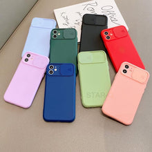 Load image into Gallery viewer, Modern Slide Camera Protector Phone Case On For Iphone 13 Pro 11 12 13pro Max Mini Iphone13 12pro Silicone Silicone Shockproof Phone Case Drop Protection  Back Cover For Smartphone
