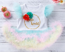 Load image into Gallery viewer, Pink Baby Luxury Bodysuit Infant Girls Princess Puffy Dress Baby Gown Party Wedding Excellent Girls Gift
