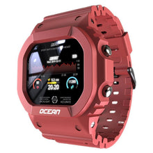 Load image into Gallery viewer, Ocean Army Smart Watch For Menand Woman For  Fitness and Sport With Tracker Blood Pressure Message Push Heart Rate Monitor and Clock Smartwatc For Android
