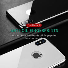 Load image into Gallery viewer, 9D Protective Back Tempered Glass For iPhone 13 12 11 Pro MAX 7 8 Plus Full Cover Screen Protector Film For iPhone XS MAX XR Ultra Thin All -Coverage Full Glass Back Tempered Glass Screen Protector Film for iPhone
