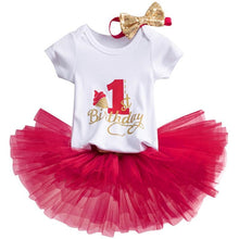 Load image into Gallery viewer, Unicorn Party Dresses For 1 Year Baby Girl Birthday Outfits FOr 1st Birthday Party
