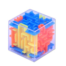 Load image into Gallery viewer, 3D Maze Magic Cube Transparent Six-sided Puzzle Speed Cube Rolling Ball Game Maze Toys for Children Educational
