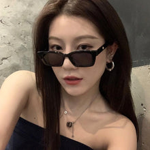 Load image into Gallery viewer, New Women Rectangle Vintage Sunglasses Brand Designer Retro Points Sunglasses Female Lady Eyeglass Cat Eye

