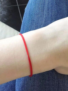 Women's Simple Thin Lucky Red String Bracelet New Fashion Jewelry Couple Bracelets Birthday Gifts