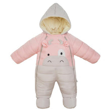 Load image into Gallery viewer, Baby Winter Wear Clothes Snowsuit Cute Calf Infant Snow Jacket Thicken Jumpsuit Children Coat For Babies In Modern Interesting Design
