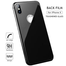 Load image into Gallery viewer, 9D Protective Back Tempered Glass For iPhone 13 12 11 Pro MAX 7 8 Plus Full Cover Screen Protector Film For iPhone XS MAX XR Ultra Thin All -Coverage Full Glass Back Tempered Glass Screen Protector Film for iPhone
