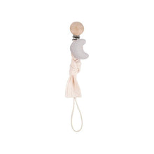 Load image into Gallery viewer, Modern Handmade Pacifier Chain Baby Teething Chains Crochet Rabbit Panda Beads Wooden Clips Wood Tiny Rod  For Kids
