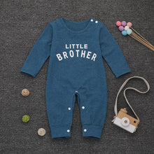 Load image into Gallery viewer, Newborn Baby Button Letter Long Sleeve Romper / jumpsuit for baby girls and boys.
