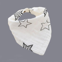 Load image into Gallery viewer, Modern 5PCS/Pack Cotton Baby Bibs 4 Lyers Girls Boys Triangle Feeding Burp Cloth  Collar Scarf For Feeding
