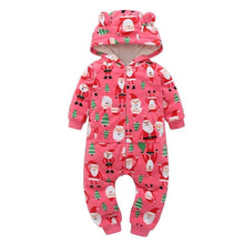 Load image into Gallery viewer, Modern High Quality Newborn Infant Baby Clothes Fleece Jumpsuit Boys Romper Hooded Jumpsuit Bear For Kids
