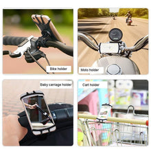Load image into Gallery viewer, Universal Motocycle Durable Bicycle Mobile Phone Holder Cell Phone Mobile Bike Handlebar Bracket
