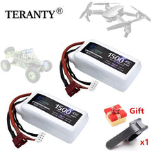 Load image into Gallery viewer, TERANTY 3s 45C 11.1V 1500mah Lipo Battery for RC Car Airplane Boat Quadcopter Spare Parts upgrade 11.1v Drones battery 1Pcs
