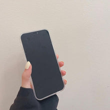 Load image into Gallery viewer, Transparent  Card Holder Silicone Case For iPhone 14 13 11 12 Pro Max Mini X S XR 8 7 Plus Lens Protection Cover Clear Protective Case with Card Slot Slim Drop Resistant Soft Bumper Cute Pocket Cover
