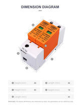 Load image into Gallery viewer, TOMZN SPD DC 1000V 800V 600V 500V 20KA~40KA House Surge Protector Protective Low-voltage Arrester Device
