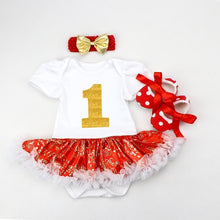 Load image into Gallery viewer, Christmas Dress Party Baby Clothes Girl Set Toddler Infant Outfit Newborns Girls Clothing

