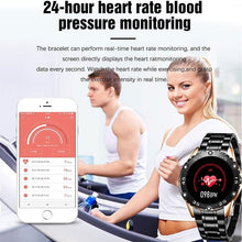 Load image into Gallery viewer, New Smart Watch For Men  With IP67 Waterproof Protecion and Heart Rate Fitness Tracker Pedometer For Android and IOS sistems Steel Band Sports Men Smart Watch
