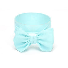 Load image into Gallery viewer, Luxury Modern printed Baby Girls Bow Hairband Turban Knot  Headband Girl Headwear Newborn Girl Turban Hairband For Girls
