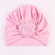 Load image into Gallery viewer, Modern Cotton Hat Handmade Baby Girls Turban Hats Twist Knot Women Caps For Mom And Daughter In Elegant Design
