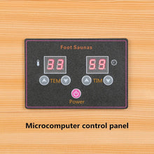 Load image into Gallery viewer, Far Infrared Foot Sauna Solid Wood Bubble Foot Barrel  Personal Care Appliances  Home Sauna Spa Infared Sauna Heater Cabin Room
