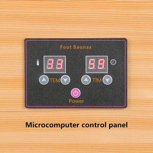 Far Infrared Foot Sauna Solid Wood Bubble Foot Barrel  Personal Care Appliances  Home Sauna Spa Infared Sauna Heater Cabin Room