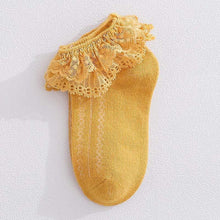 Load image into Gallery viewer, New Baby Socks Cute Lace Flower Bows Newborn Baby Girl Socks Cotton Princess Girls Socks
