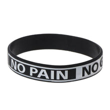 Load image into Gallery viewer, Silicone Rubber Band Elastic Inspirational Motivation Bracelets Never Give Up Perfect Gift For Men And Women Cool Fashion Style
