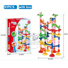 Load image into Gallery viewer, Marble Run Race Track Building Blocks 3D Maze Toy
