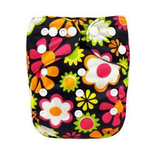Load image into Gallery viewer, Modern Printed Bamboo Charcoal Inner Pocket Diaper For Baby Reusable Cloth Diaper Nappies With Double Leg Gusset In Modern Printed Design For Baby and Kids
