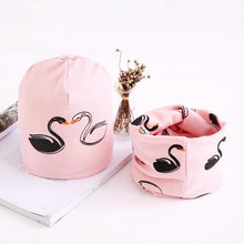 Load image into Gallery viewer, Star Print Cotton Hat And Scarf  Baby Beanie Kids Caps Children's Accessories For Boys and Girls
