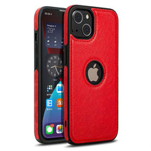 Load image into Gallery viewer, Ultra Thin Slim Leather Phone Case For iPhone 13 Pro Max 12 Pro Max 14 Shockproof Bumper Soft Business Back Cover Back Cover Case Shockproof Camera and Screen Protection PU Leather Case for iPhone
